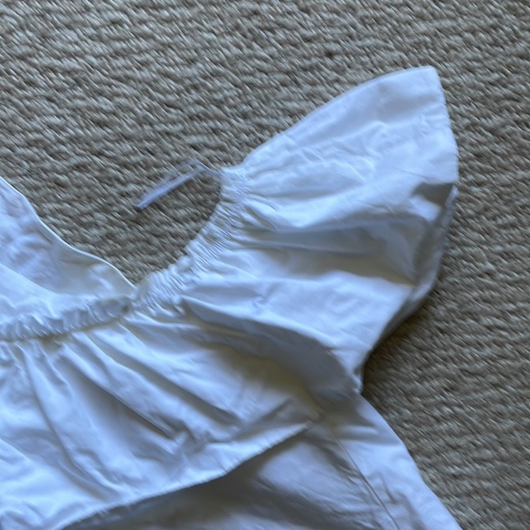 ZARA White Ruffle Top - Picture 3 of 7